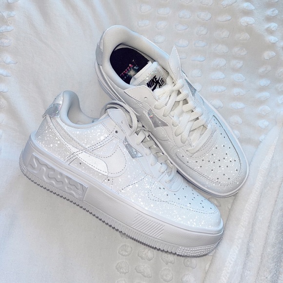 black glitter air force 1